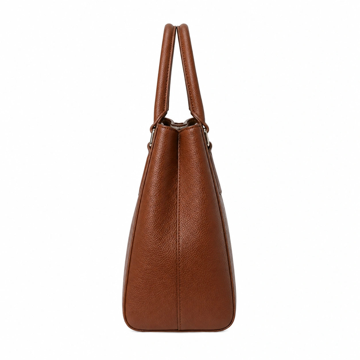 Rocketcitybags Structured Satchel Handbag Brown