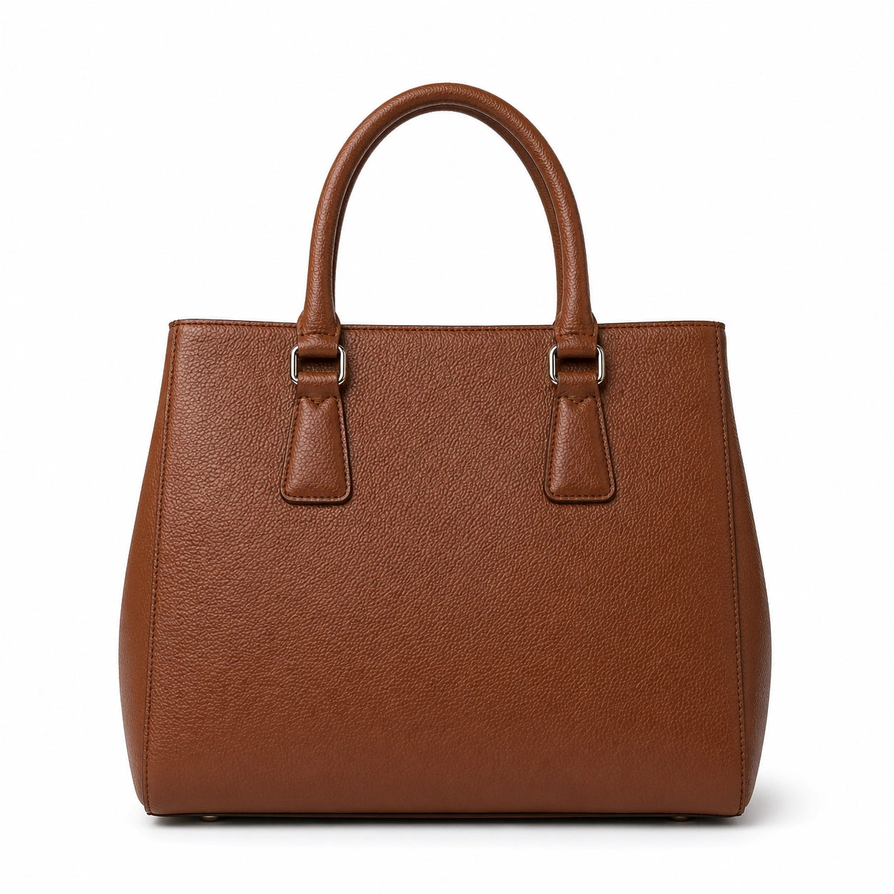 Rocketcitybags Structured Satchel Handbag Brown