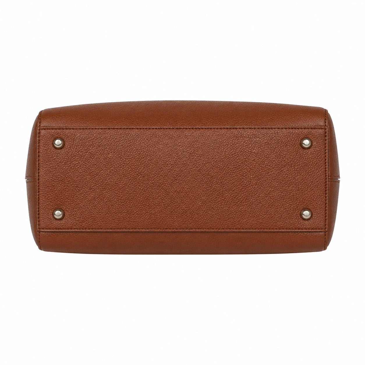 Rocketcitybags Structured Satchel Handbag Brown