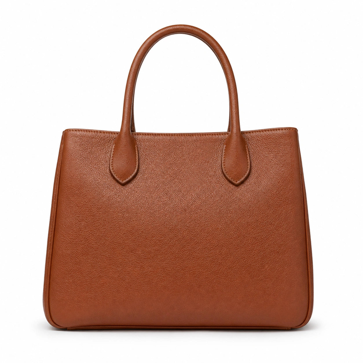 Rocketcitybags Minimalist Textured Tote Brown