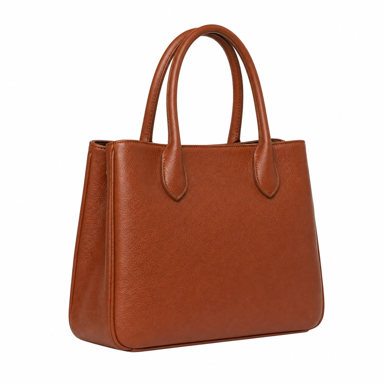 Rocketcitybags Minimalist Textured Tote Brown